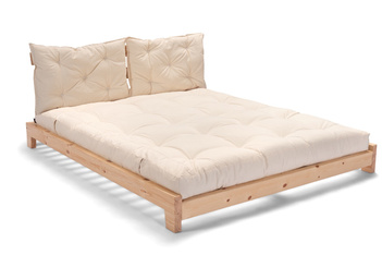 Wooden Bed 140x200 - Aisha Exclusive Natura - Pascall