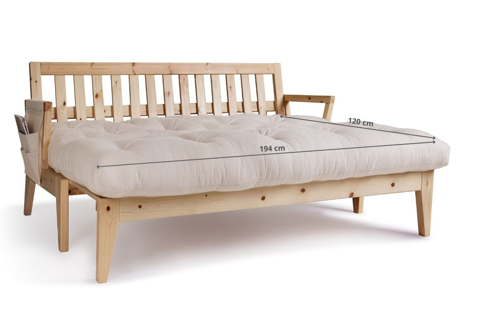 Sofa bed 200 cm - Sakura - Pascall Futon Linen