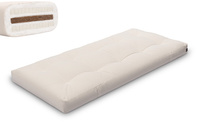 Futon Mattress 90x200 with coconut and 2x latex - Comfort Relax - Pascall Ecru