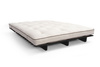Sofa Bed Futon 140x200 - Slim Comfort Black - Pascall Kedro Linen