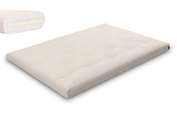 Futon Mattress 140x200 with latex - Slim Latex - Pascall Ecru