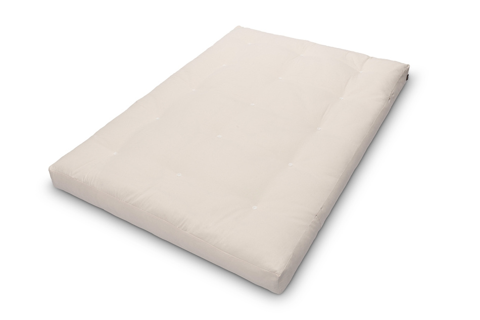Futon Mattress 140x200 with latex - Comfort Trio Latex Wool - Pascall Ecru