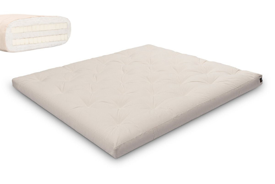 Futon Mattress 180x200 with latex - Slim Duo Latex - Pascall Ecru