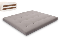 Futon Mattress 140x200 with coconut - Medium Duo Coco - Pascall Grey