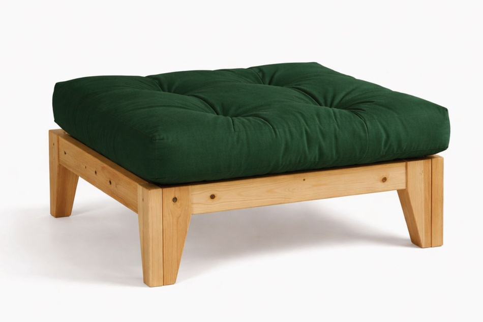 Footrest Sakura - Pascall Futon Bottle Green