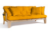 Sofa bed 200 cm - Sakura - Pascall Futon Yellow