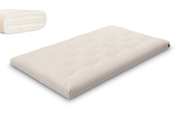 Futon Mattress 120x200 with latex - Slim Duo Latex - Pascall Ecru