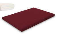 Futon Mattress 140x200 with latex - Slim Latex - Pascall Borgundy