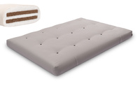 Futon Mattress 160x200 with coconut - Medium Duo Coco - Pascall Grey