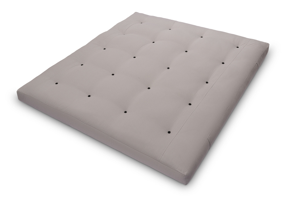 Futon Mattress 180x200 with wool, latex and 2x coconut - Comfort Wool Hard - Pascall Grey