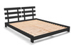 Wooden Bed 90x200 - Aisha Exclusive Black - Pascall