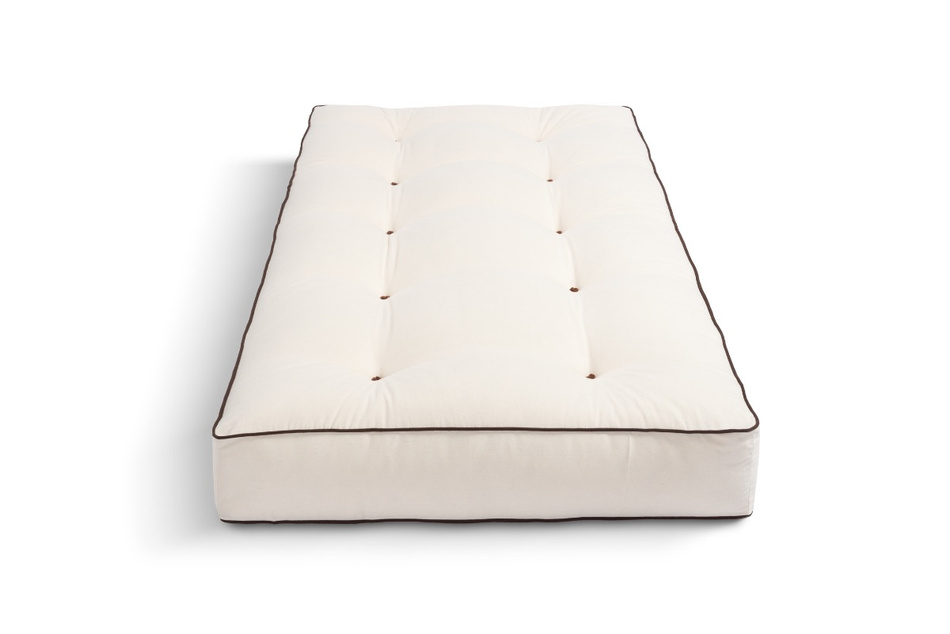 Futon Mattress 90x200 with wool, coconut and 2x latex - Comfort Wool - Pascall Kedro Ecru