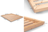 Wooden Bed 200x200 - Zen Black - Pascall
