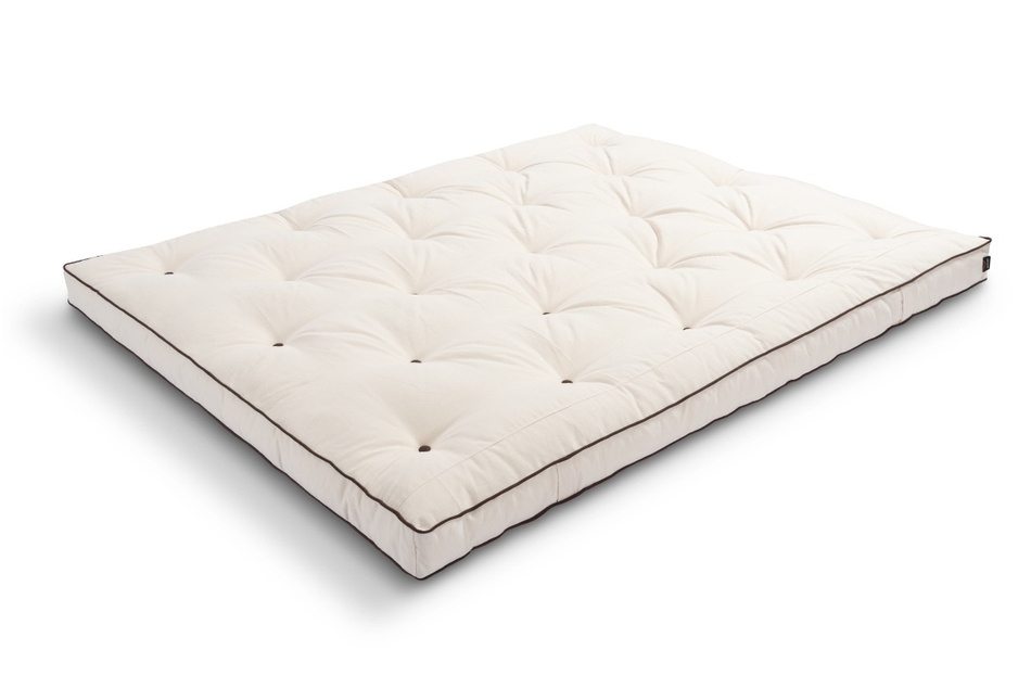 Futon Mattress 200x200 with latex - Slim Duo Latex - Pascall Kedro Ecru