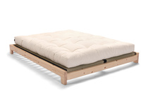 Wooden Bed 140x200 - Aisha Basic Natura Tatami - Pascall