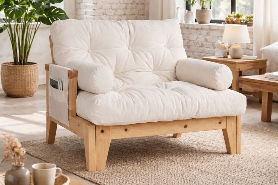Armchair Sakura - Pascall Futon Navy Blue