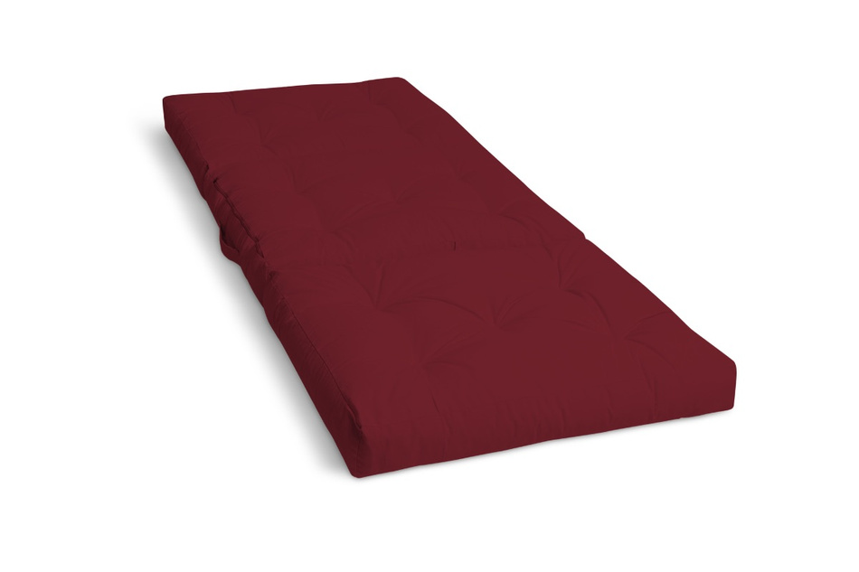 Futon Folding Mattress 80x200 with latex - Flex Latex - Pascall Burgundy