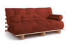 Sofa Bed Futon 180x200 - Slim Comfort Classic - Pascall Brick