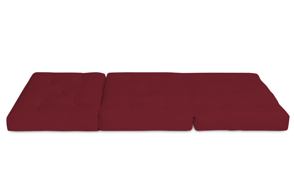 Futon Folding Mattress 80x200 - Flex Natural - Pascall Burgundy