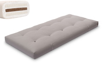 Futon Mattress 90x200 with coconut and 2x latex - Comfort Relax - Pascall Grey