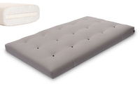 Futon Mattress 120x200 with latex - Medium Latex - Pascall Grey