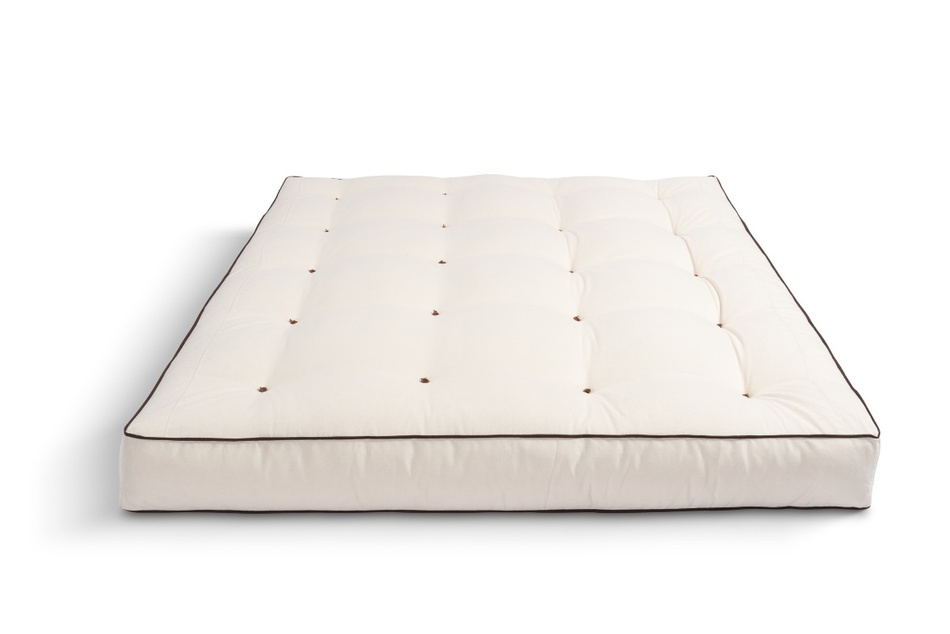 Futon Mattress 180x200 with wool, coconut and 2x latex - Comfort Wool - Pascall Kedro Ecru