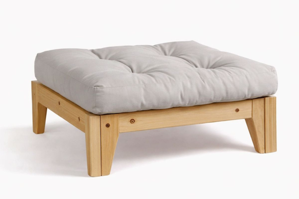 Footrest Sakura - Pascall Futon Light Grey
