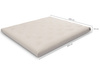 Futon Mattress 180x200 with latex - Slim Duo Latex - Pascall Burgundy