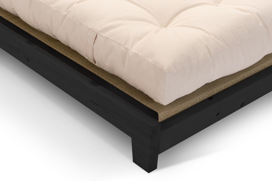 Wooden Bed 90x200 - Aisha Exclusive Black Tatami - Pascall