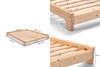 Wooden Bed 160x200 - Aisha Basic Natura Tatami - Pascall