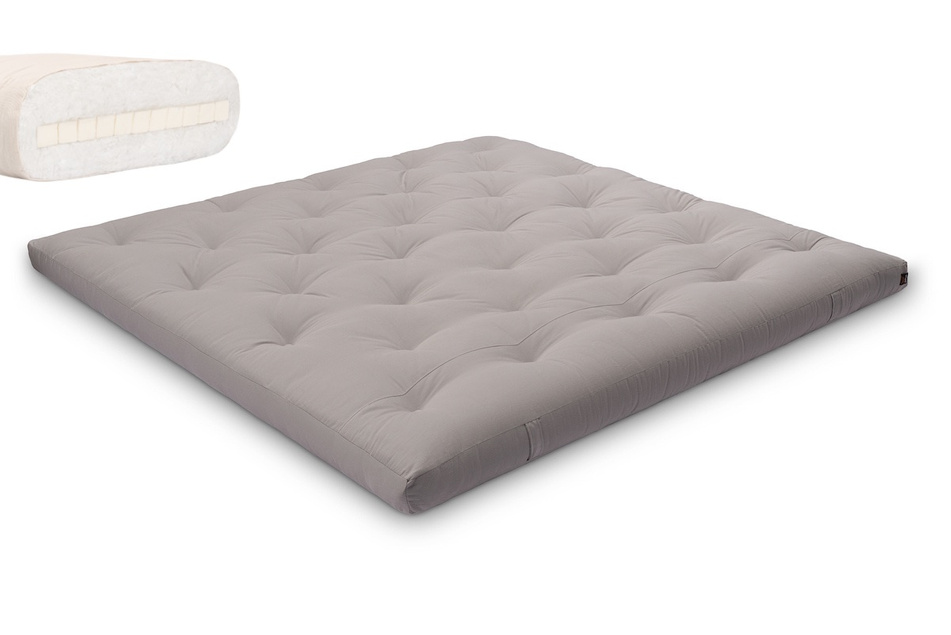 Futon Mattress 200x200 with latex - Slim Latex - Pascall Grey