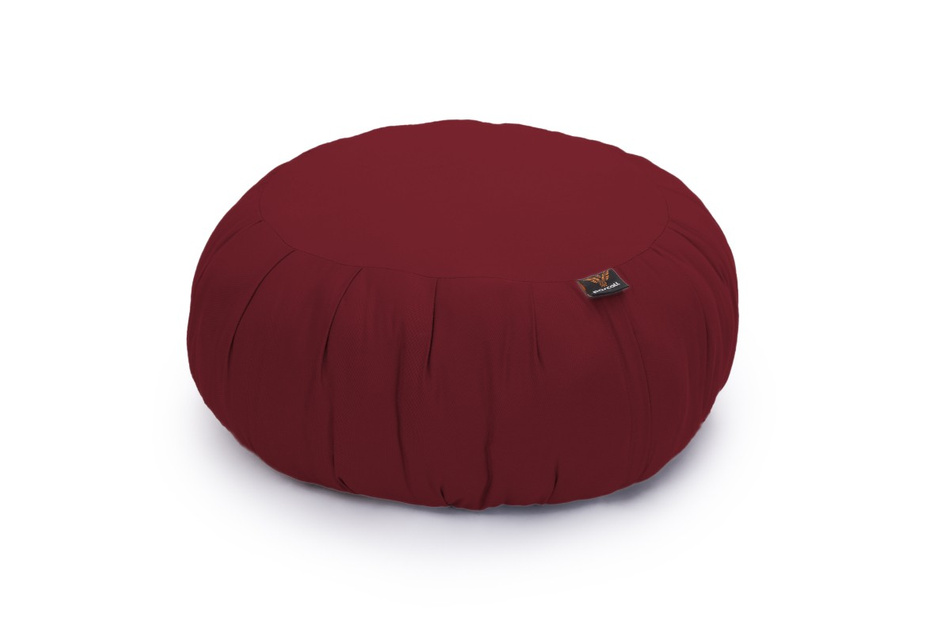 Meditation pillow Zafu 25x50cm - Pascall Burgundy