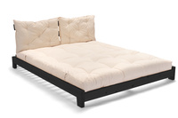 Wooden Bed 90x200 - Aisha Exclusive Black - Pascall