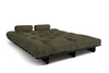 Sofa Bed Futon 160x200 - Slim Basic Black - Pascall Khaki