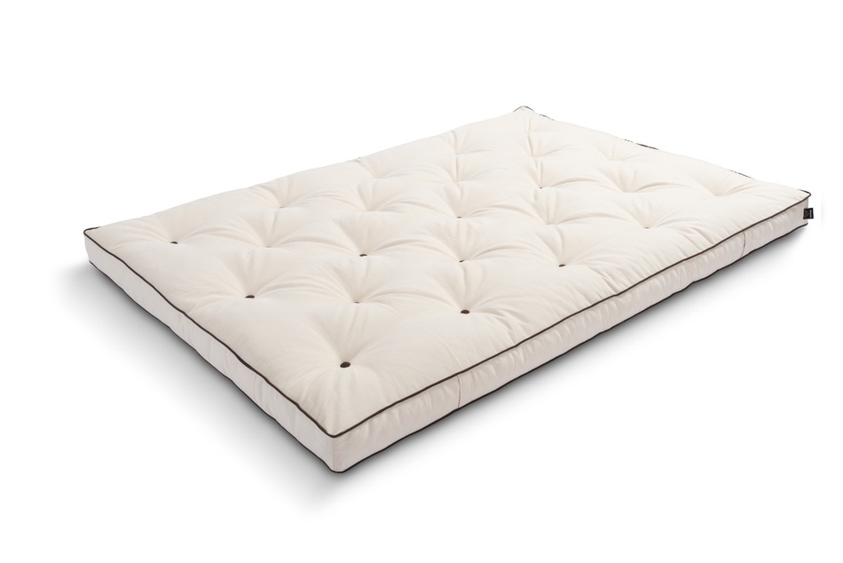 Futon Mattress 120x200 with latex - Slim Duo Latex - Pascall Kedro Ecru