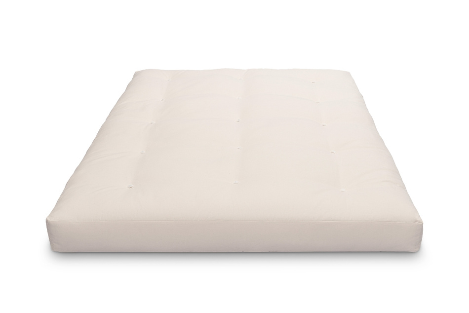 Futon Mattress 140x200 with wool, coconut and 2x latex - Comfort Wool - Pascall Ecru