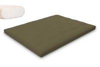 Materac 160x200 naturalny - Futon Pascall Slim Natural Khaki