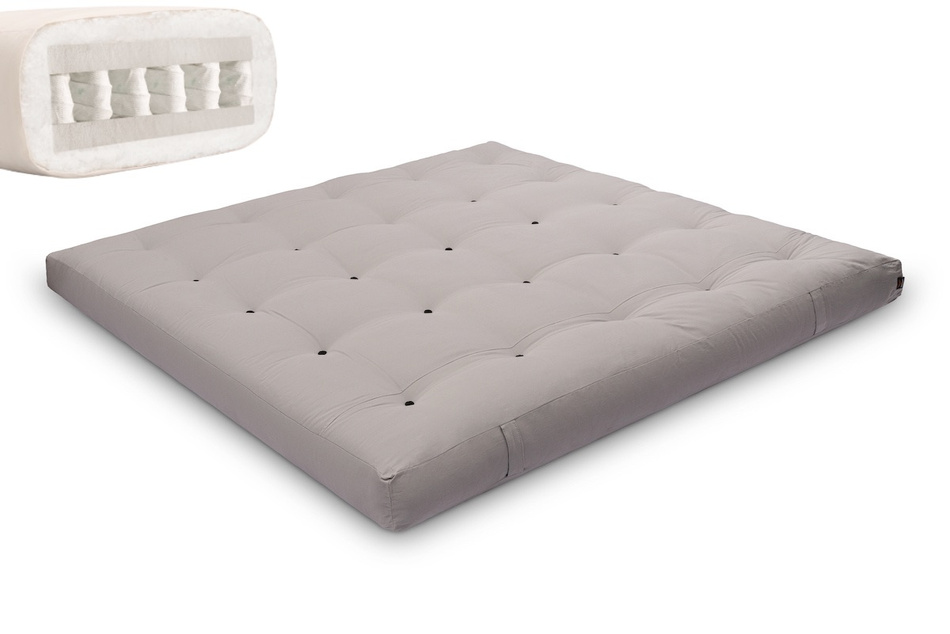 Futon Mattress 200x200 - Hybrid Pocket H3 - Pascall Grey