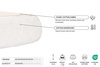 Futon Mattress 200x200 - Medium Natural - Pascall Ecru