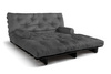 Sofa Bed Futon 180x200 - Slim Basic Black - Pascall Grey