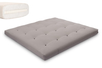 Futon Mattress 180x200 with latex - Medium Latex - Pascall Grey