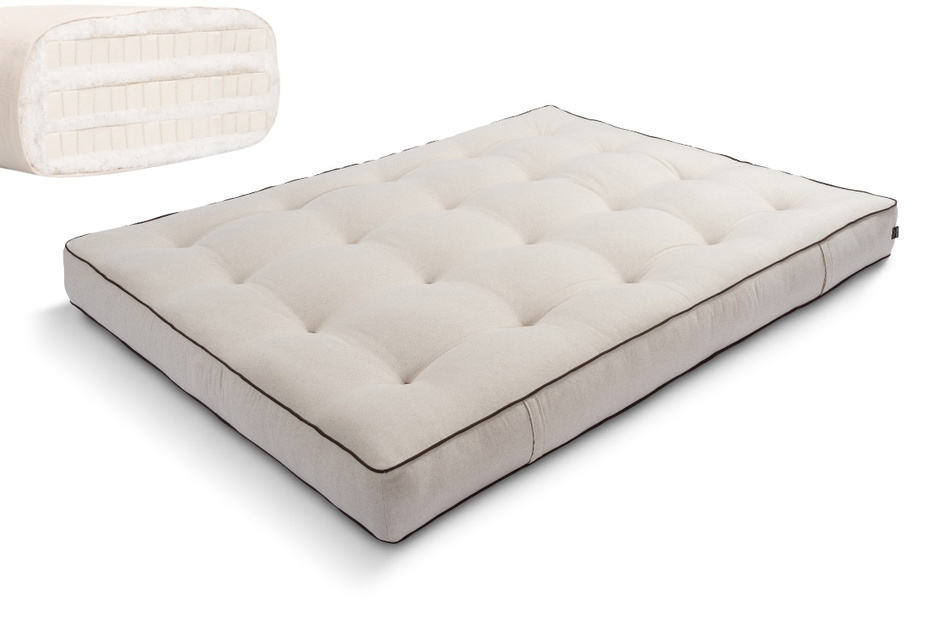 Futon Mattress 200x200 with latex - Comfort Trio Latex - Pascall Kedro Linen