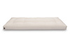 Futon Mattress 90x200 with latex - Comfort Trio Latex Wool - Pascall Ecru