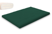 Futon Mattress 140x200 with latex - Slim Duo Latex - Pascall Bottle Green