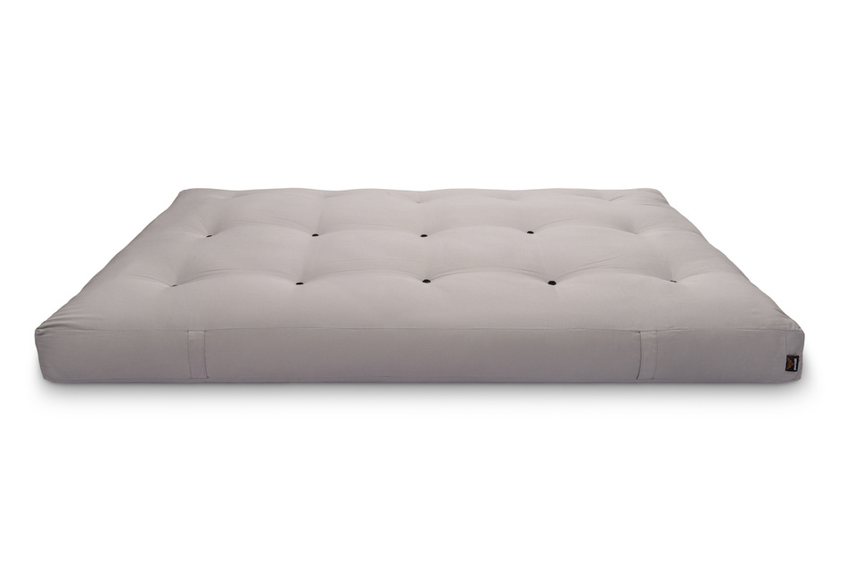Futon Mattress 140x200 with wool, coconut and 2x latex - Comfort Wool - Pascall Grey