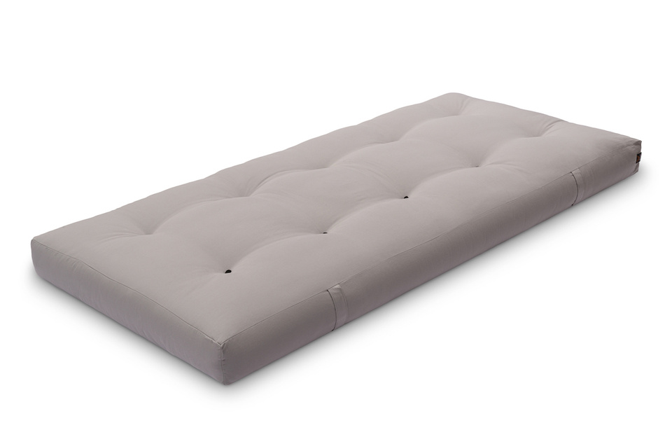 Futon Mattress 90x200 with wool, latex and 2x coconut - Comfort Wool Hard - Pascall Grey