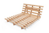 Sofa Bed Futon 140x200 - Slim Comfort Classic - Pascall Brown