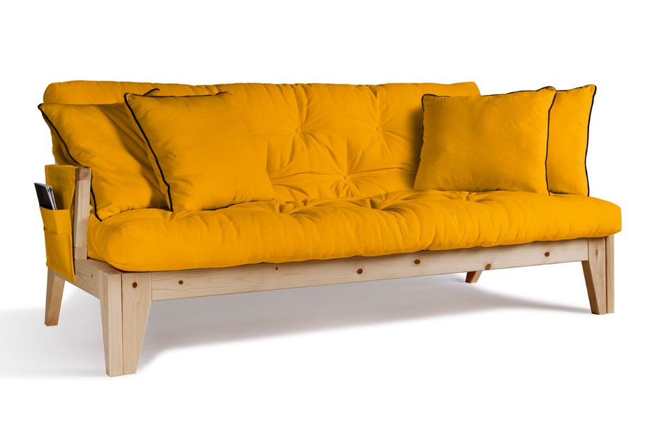 Sofa bed 200 cm - Sakura - Pascall Futon Yellow
