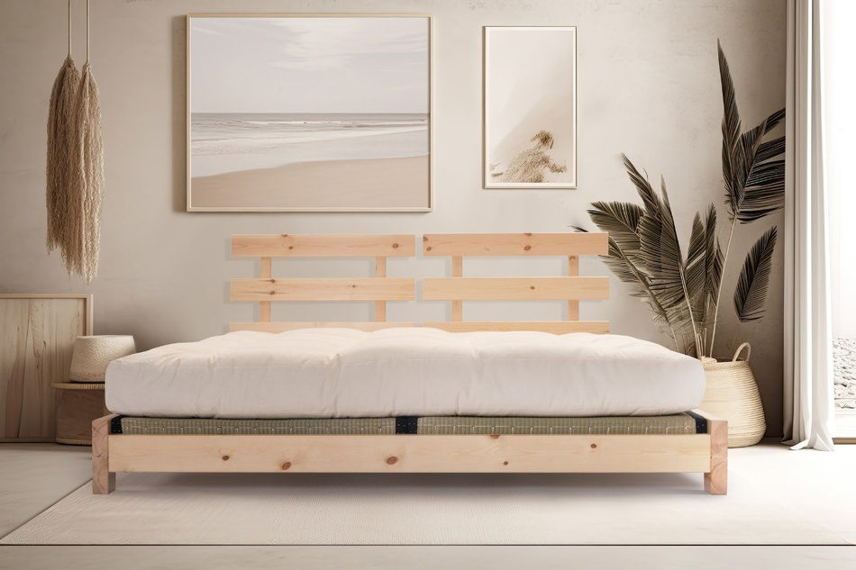 Wooden Bed 140x200 - Aisha Exclusive Natura - Pascall