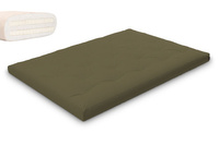 Futon Mattress 140x200 with latex - Slim Duo Latex - Pascall Khaki